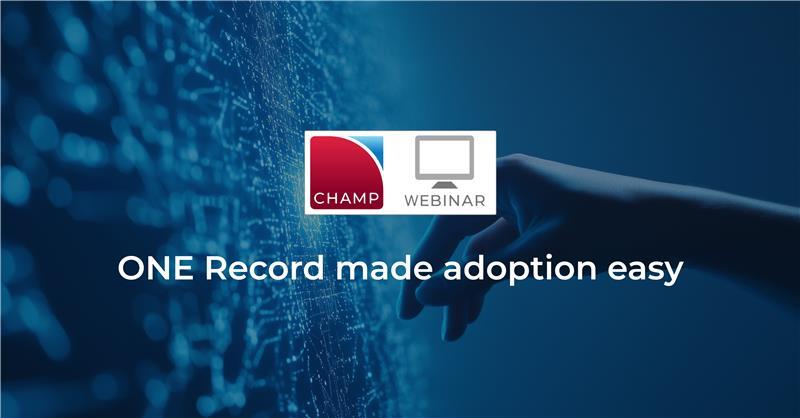 Redefining air cargo connectivity- Key insights from CHAMP’s ONE Record made easy webinar
