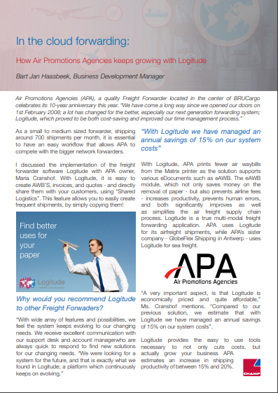 In the cloud forwarding
