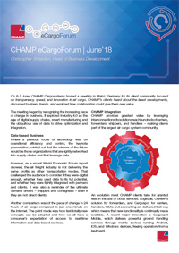 CHAMP eCargo Forum