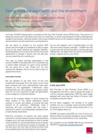 Doing more for our clients and the environment