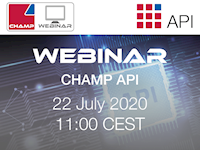 WEBINAR: Enrich your world with CHAMP APIs | 22 July 2020 | 1100 CEST