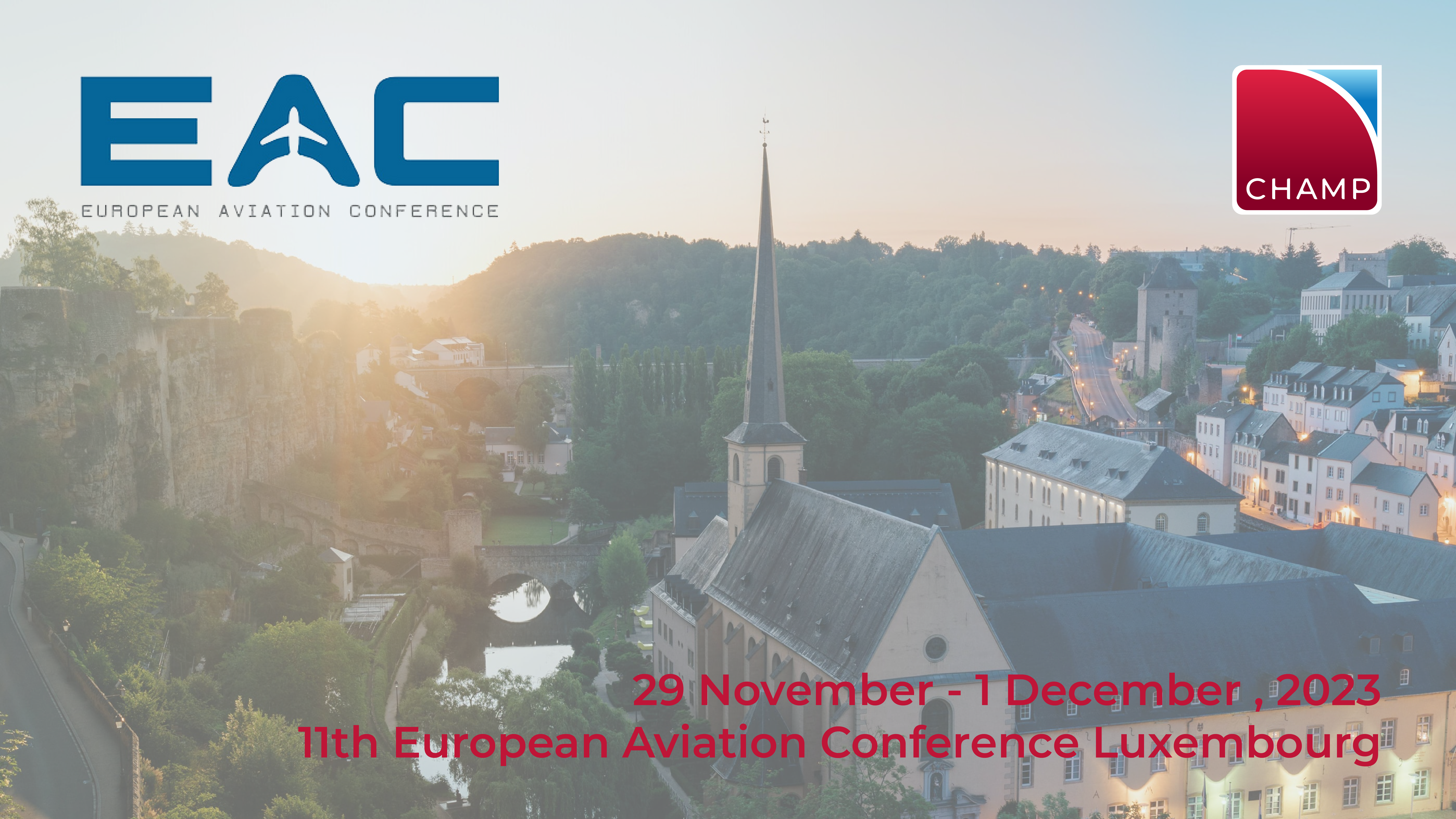 European Aviation Conference 2023 | 29 Nov - 1 Dec | Luxembourg